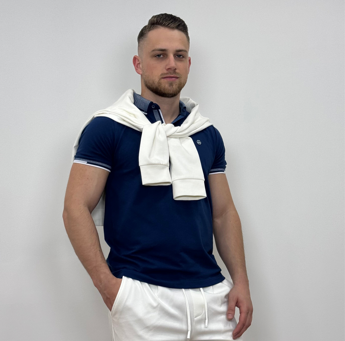 Pólóing - Tengerészkék