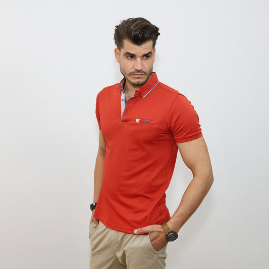 Galléros póló - Piros