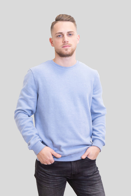Világoskék Férfi Pulóver