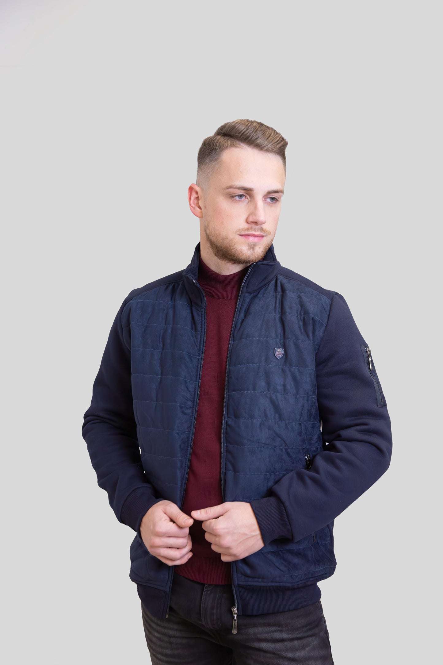 Nordic Blue Férfi Kardigán