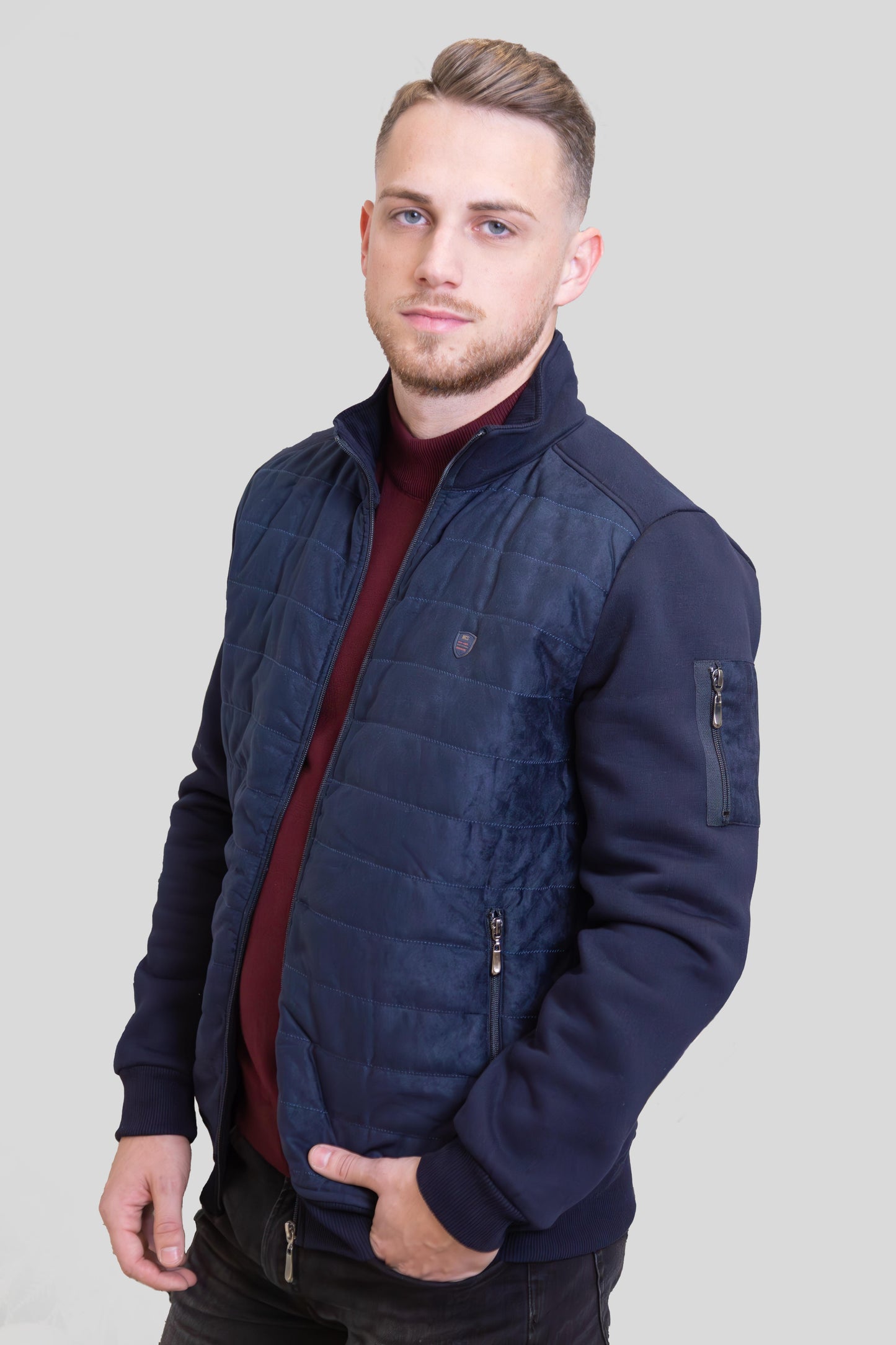 Nordic Blue Férfi Kardigán