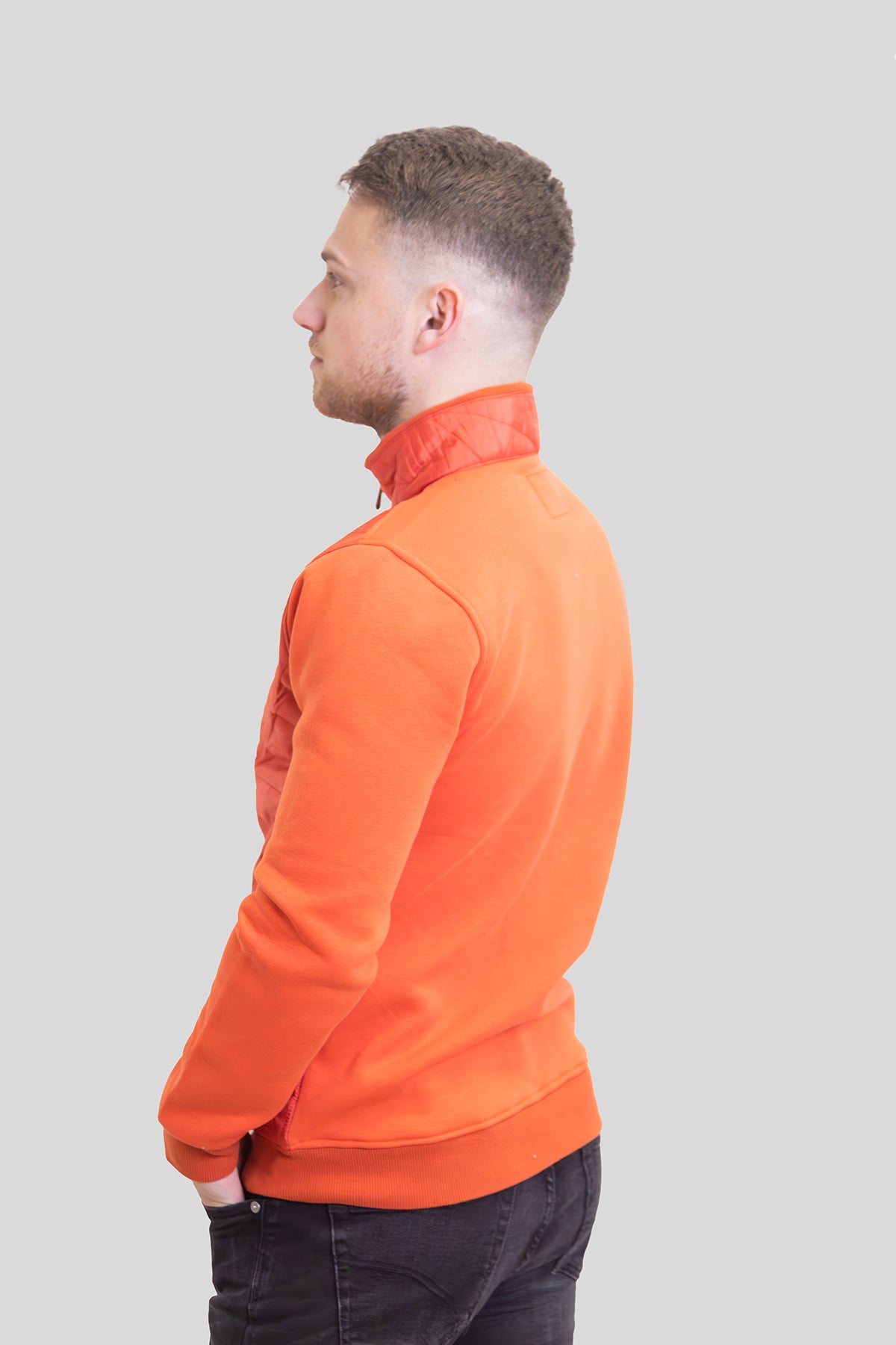 Narancssárga Steppelt Kardigán