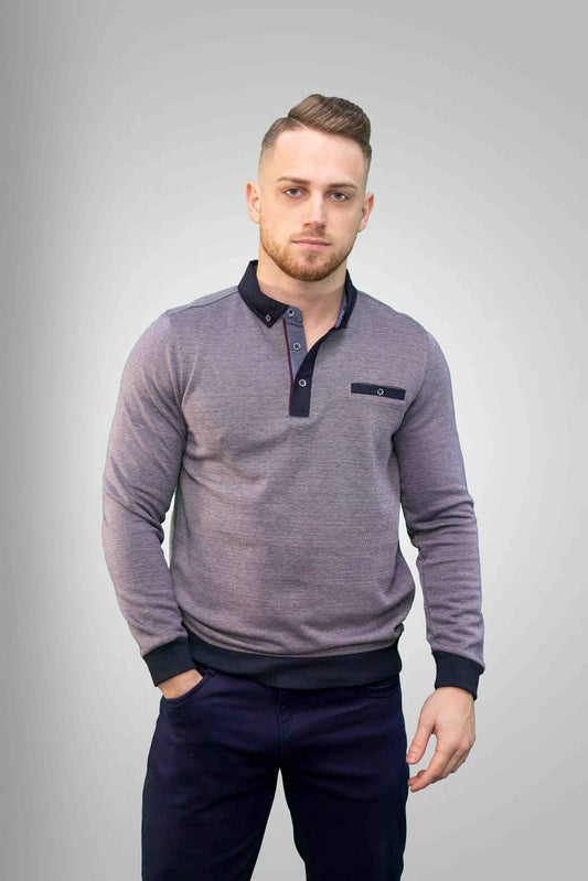 Galléros Pulóver - Szürke